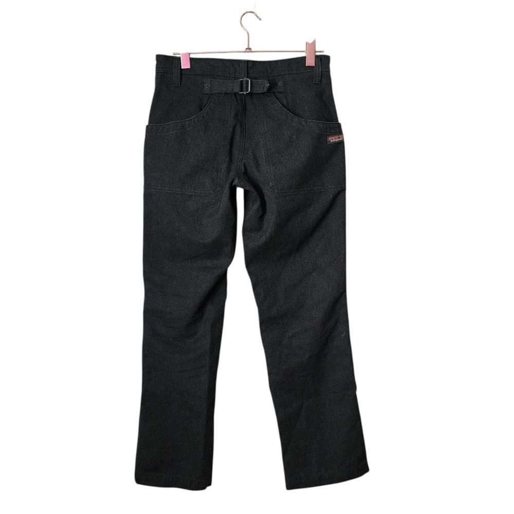 PATAGONIA Iron Forge Hemp Canvas Double Knee Buckle Back‎ Work Pants grey 6